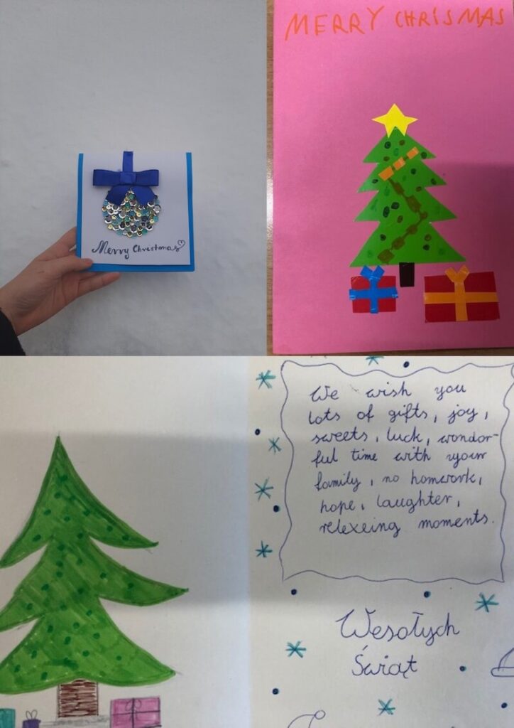 Christmas Greeting - kartki uczniów 1