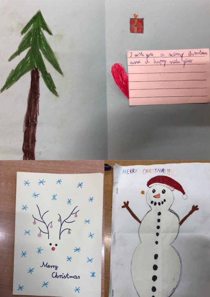 Christmas Greeting - kartki uczniów 2