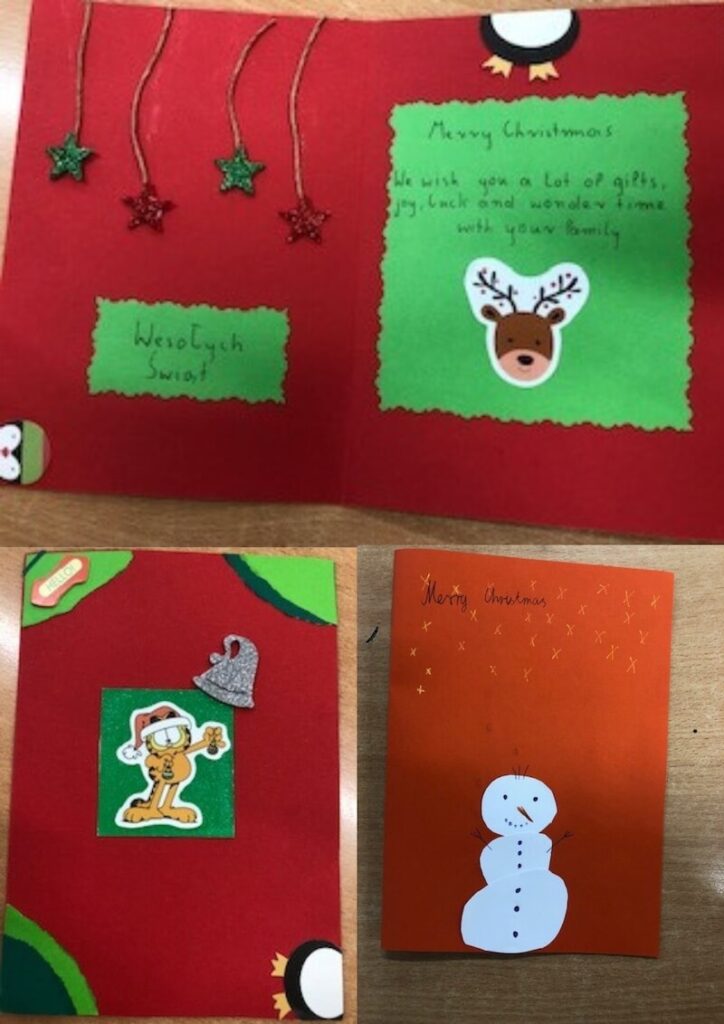 Christmas Greeting - kartki uczniów 5