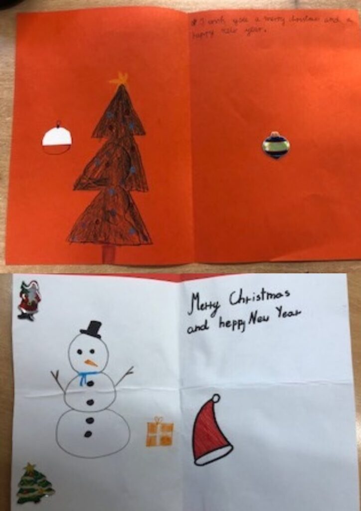 Christmas Greeting - kartki uczniów 6